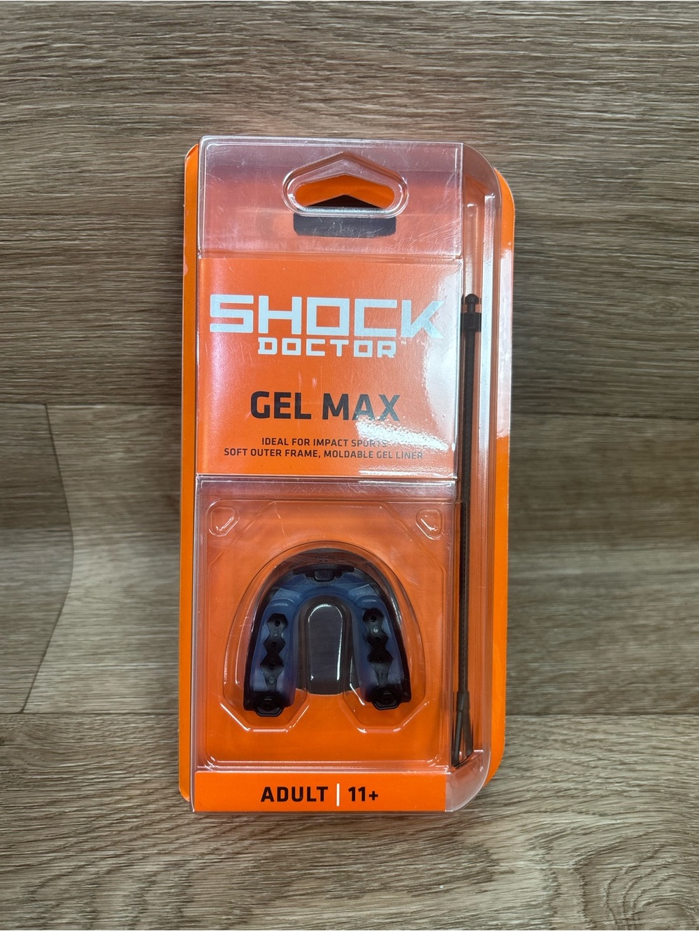 Shock Doctor Gel Max Mouthguard in Black‎ and Blue - Adult